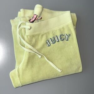 Juicy Couture Authentic Lime Green Terrycloth Sweatpants